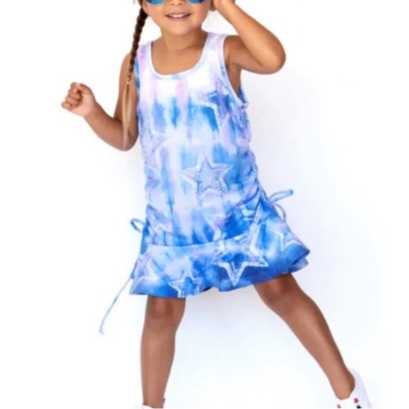 BABY Sara - Embellished Tie-Dye Dress - Picture 3 of 5